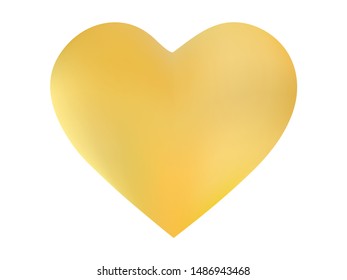 Mesh background in the form of a heart. Soft color effect. Popular style of 90th, 80th. Yellow celebration template for your cards, invitation, brochure and calendar.