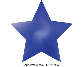 Fondo de malla en forma de pentagrama. Estrella de color suave de moda. Estilo futurista del 90, 80. Plantilla de celebración azul para sus tarjetas, invitación, folleto y calendario.