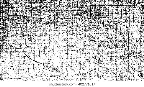  Mesh Background. Grunge Black and White Mesh Distress Texture . Scratch Texture . Dirty Texture . Vector Illustration.