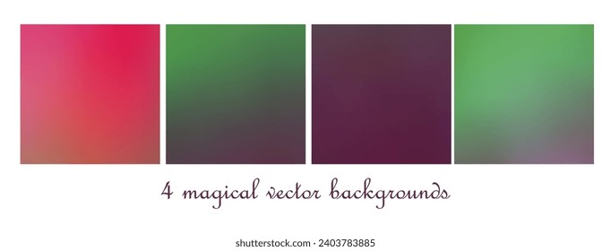 Mesh background set. Vector illustration