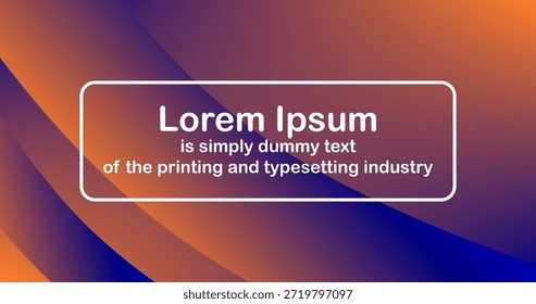 Mesh background wallpaper Purple Brown gradient poster with Quote for Presentation Template