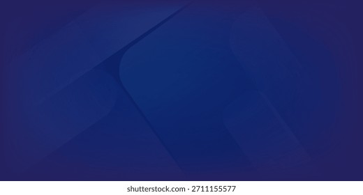 Fundo azul de malha com linhas geométricas brilhantes. Design moderno de forma quadrada de gradiente azul. Conceito de tecnologia futurista. Design