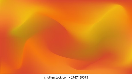 Mesh blur gradient background with orange yellow, gold colors  for design concepts, wallpapers, web, presentations and pints. Copy space for poster and banner in 10 eps vector
