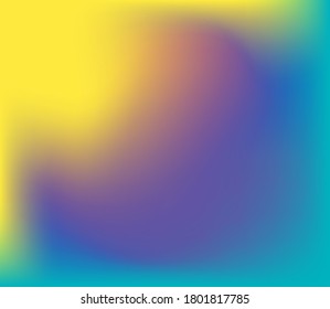 Mesh blurred background. Multi Color Gradient pattern. Foil futuristic template. Colorful abstract background, Vector