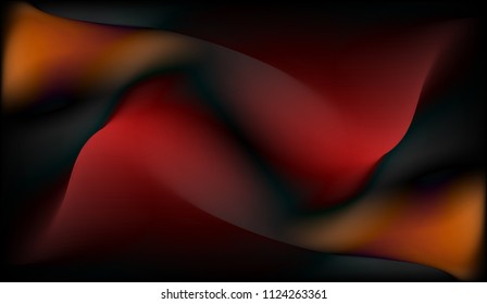 Mesh. Blurred red black backdrop. Idea for design. Vector illustration