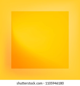 Mesh. Blurred yellow background with frame. Vector illustration