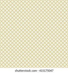 Mesh or cage lines background. Seamless lined grid pattern. Vector illustration.