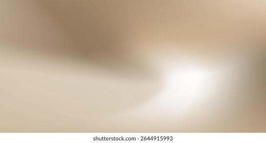 Fondo degradado de malla de colores crema a crema. Arte simple moderno