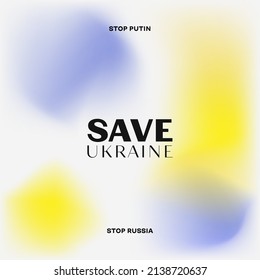 Mesh gradient colors background. Ukraine flag color background. Modern vector template for brochure, flyer, cover, catalog, poster. Stand with Ukraine.