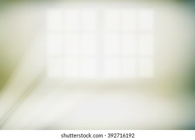 Mesh Gradient - empty lit room    - vector illustration