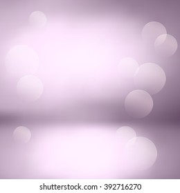 Mesh Gradient - empty lit room    - vector illustration