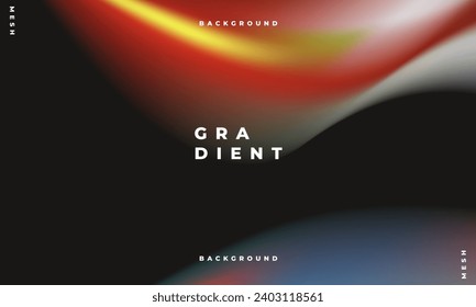 Mesh gradient vector, digital vibrant background, elegant bright blur texture, dynamic abstract for cover, banner, card, flyer, poster design template.