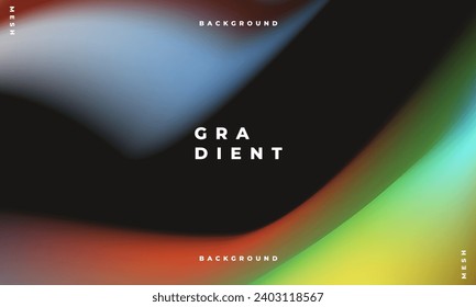 Mesh gradient vector, digital vibrant background, elegant bright blur texture, dynamic abstract for cover, banner, card, flyer, poster design template.