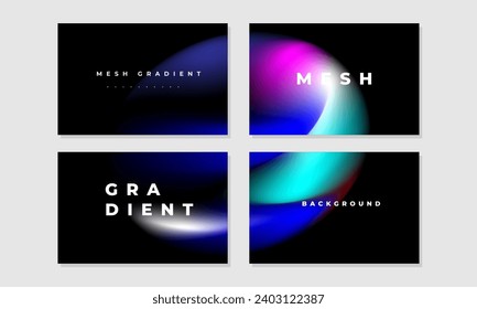 Mesh gradient vector, digital vibrant background, elegant bright blur texture, dynamic abstract for cover, banner, card, flyer, poster design template.