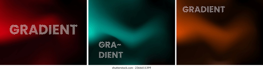 Mesh Gradient and Wave Style Text 