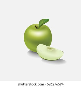 Mesh green apple