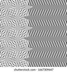 Mesh, grid pattern of wavy, criss-cross, zig-zag lines. Abstract lattice, grating, grill texture. Intersected, interlocked lines