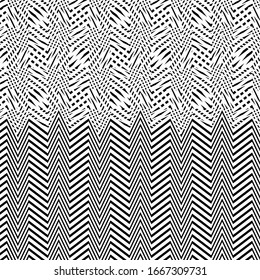 Mesh, grid pattern of wavy, criss-cross, zig-zag lines. Abstract lattice, grating, grill texture. Intersected, interlocked lines