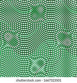 Mesh, grid pattern of wavy, criss-cross, zig-zag lines. Abstract lattice, grating, grill texture. Intersected, interlocked lines