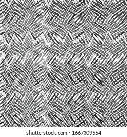 Malla, rejilla de ondulación, ondulada, curva (zig-zag, cruz-cruz) líneas. Parada paralela irregular con efecto de bobinado, acurrucarse, distorsión del movimiento / deformación.  Fondo de líneas sinuosas y llamativas, textura