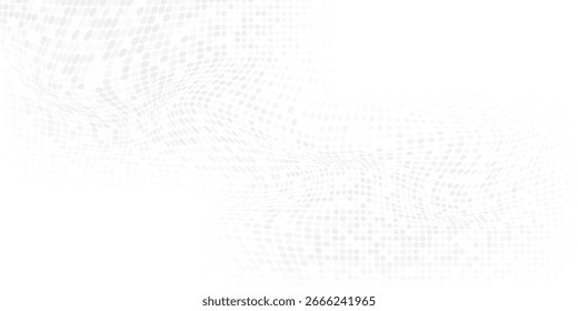 Textura de gradiente de meio-tom pontilhado grunge da malha. Desaparecimento do ponto de polca abstrato moderno