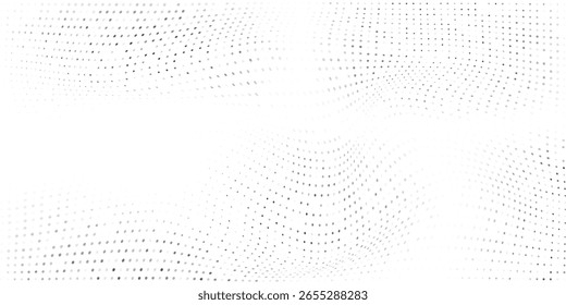 Gitterhalbtongradientenstruktur. Verschwindende Polka Dot abstrakt einfache Kunst Vektor