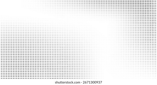 Textura de gradiente de meio-tom de malha. Vetor de ilustração de ponto de polca de fuga