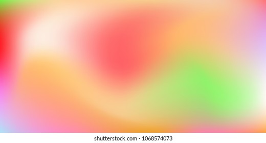 Mesh holographic foil.  Colorful rainbow gradient.   Smooth blend banner template.  Easily editable soft colored vector illustration.  Bright print.
