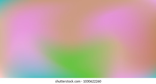 Mesh holographic foil.  Trendy creative vector cosmic gradient.  Smooth blend banner template.  Easily editable soft colored vector illustration.  Bright print.