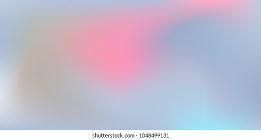 Mesh holographic foil.  Trendy creative vector cosmic gradient.  Smooth blend banner template.  Easily editable soft colored vector illustration.  Bright print.