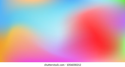 Mesh holographic foil.  Trendy creative vector cosmic gradient.  Creative neon template for banner.   Easily editable soft colored vector illustration.  Bright print.