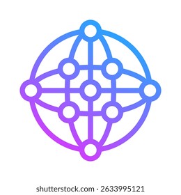 Mesh Icon Element For Design