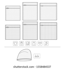 Mesh Laundry Bag Vector, Outline, Function Icon