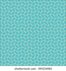 Mesh lines background. Seamless intersecting wavy lined pattern. Vector illustration.