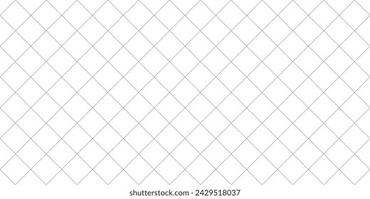 Mesh lines diagonal square background pattern seamless