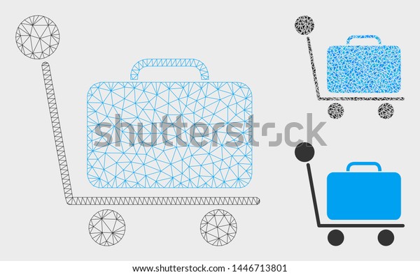 luggage trolley size