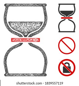 Mesh never polygonal web symbol vector illustration. Carcass model is based on never flat icon. Triangular mesh forms abstract never flat carcass.