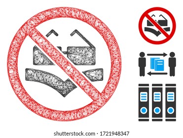 Mesh nicht lesen Bücher polygonal Web-Symbol Vektorgrafik. Abstraktion basiert auf nicht lesen Bücher flache Symbol. Triangle Netzwerk bildet abstrakt nicht lesen Bücher flachen Körper.