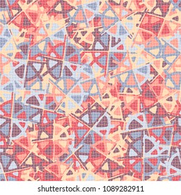 Mesh on top of an abstract drawing. Seamless pattern. Texture for fashionable things.