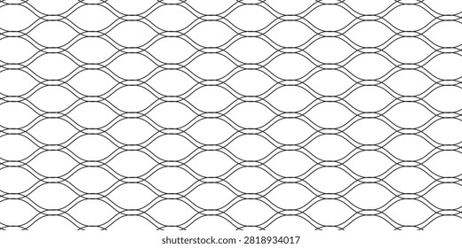 Mesh pattern close up. Rope net. Soccer, volleyball, tennis and tennis net patterns. Fisherman's hunting net rope texture