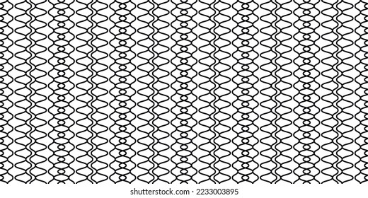 Mesh patterned seamless. Print and stylish interior design. Seamless vector decor pattern.