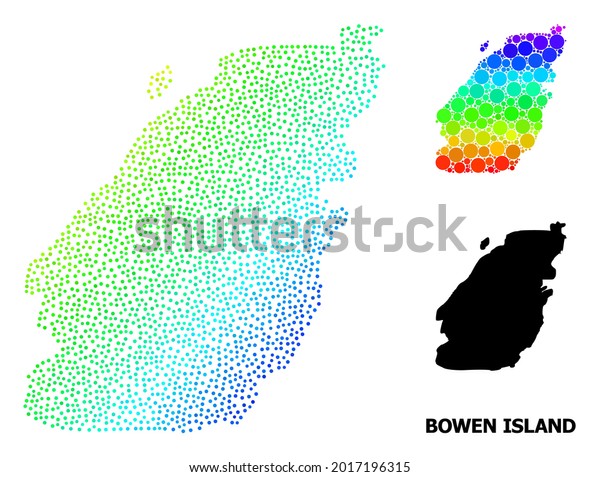 Mesh Polygonal Solid Map Bowen Island Stock Vector Royalty Free 2017196315 Shutterstock 3478