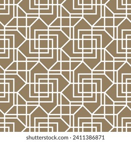 Mesh repeating texture Linear grid pattern with chaotic shapes. Stylish geometric lattice modern vector design