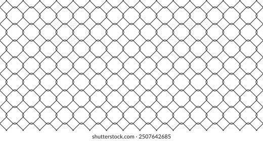 Mesh seamless pattern vector texture for wab. Black mesh texture isolated on white background, clipping path. EPS 10.