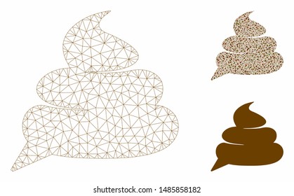 Mesh Shit Idea Cloud Model Triangle Stock Vector (Royalty Free ...