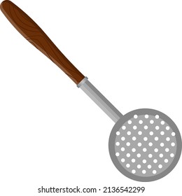 Mesh skimmer, illustration, vector on a white background.