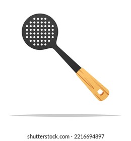 Mesh skimmer strainer vector isolated illustration