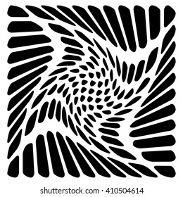 Mesh of squares with distortion effect. Simple artistic element. Other versions in my portfolio.