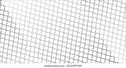 Mesh texture for fishing net. Dot pattern without color. illustration
