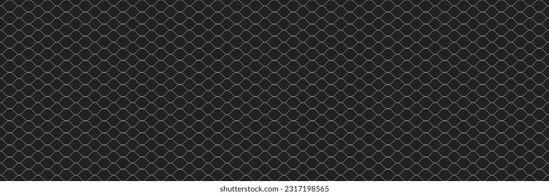 Mesh texture for fishing net. Seamless pattern for sportswear or football gates, volleyball net, basketball hoop, hockey, athletics. Abstract net background for sport. Vector mesh illustration